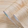 Olymajy Peel and Stick Wallpaper Wood Effect, Contact Paper, 3m x 40cm Self Adhesive Furniture Stickers, Waterproof Decorative DIY Wallpaper Roll for Worktop Countertop Cabinet Table Wall