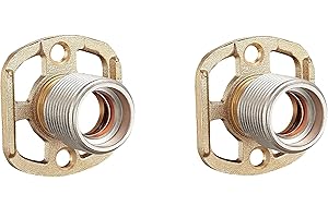 KEDWILL® Bar Valve Fixing Kits Brackets 3/4” Inch Connections BSP 15mm Wall Mounted Fast Fix Kit Bracket for Thermostatic Shower Bar Valve Or Bath Shower Mixer Tap