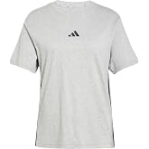adidas Women's Essentials Cotton 3 Stripes T-Shirt