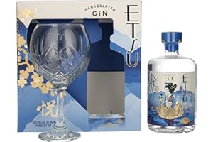Etsu Handcrafted Gin 43% Vol. Giftbox with Glass, 700ml