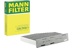 ‎MANN-FILTER MANN-FILTER CUK 2939/1 Innenraumfilter/Kabinenluftfilter - Pollenfilter mit Aktivkohle - Rechtslenker für Pkw + Transporter