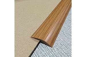 ZZLQIAN 2m PVC-Gummi,Übergangs türleiste,Bodenschwellenleisten,Teppich Kanten Leiste,Lang,Selbstklebend Verkleidungen,Türstreifen, Geeignet für Den Übergang der Neigungsschwelle Unter 5 mm