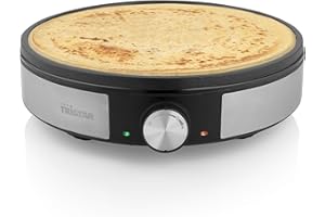 ‎TRISTAR Tristar BP-2638 Crêpe-Maker - Durchmesser 30 cm - Inklusive Zubehör - Thermostat - Edelstahl - schwarz