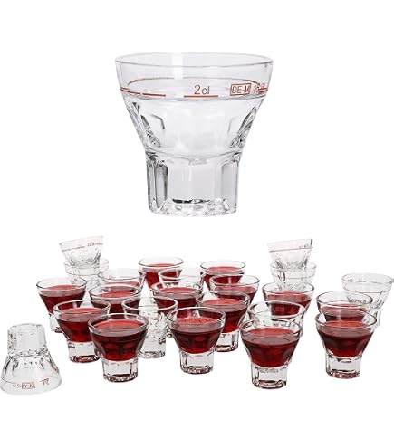 Bormioli Rocco Stamper Dublino – 2+4 Cl Geeichte Schnapsgläser – 6, 12 Oder 24 Stück Bormioli Rocco Stamper Dublino – 2+4 Cl Geeichte Schnapsgläser – 6, 12 Oder 24 Stück