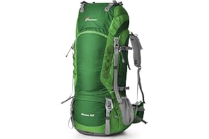 MOUNTAINTOP Mochila Senderismo Hombre Mujer 80 Litro Mochilas Trekking Viaje Impermeable Multifuncional para Acampada Montaña Escalada