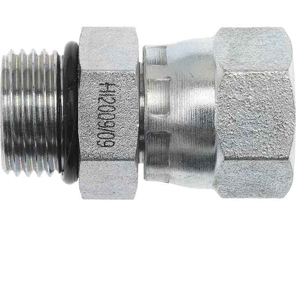 thumbnail image 2 of 6502-10-10 Hydraulic Fitting 5/8 Male JIC X 5/8 Female JIC Swivel 45... 2 of 11
