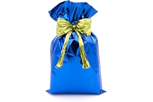 Italpak- Bolsas, Sobres Regalo Mezalizado, tamaño: 25 x 40 cm, Color Azul, 25x40 cm (X007006254000)