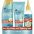 Head & Shoulders Anti-Dandruff DermaX Pro Shampoo and Conditioner Set with Hair Growth Serum. For Dry Scalp and Thinning Hair to Revitalise Scalp and Strengthen Hair to Prevent Hair Loss from Breakage