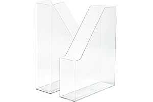 HAN 2x tidskriftssamlare I-LINE transparent-kristallklar A4/C4 högglansig