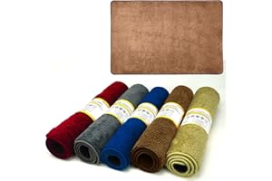 parpyon Tappeto Bagno Antiscivolo Linosa I asciugapasso Ingresso Tappeto Magico in Microfibra I Lavabile in Lavatrice Tappetino Bagno Doccia I tappeti Moderni (55X100, Marrone)