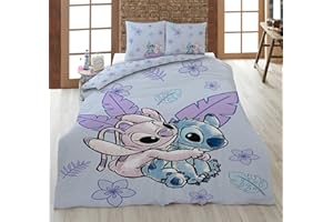 Aymax Lilo und Stitch Wende Bettwäsche Set 2tlg 135 x 200 cm 100% Baumwolle