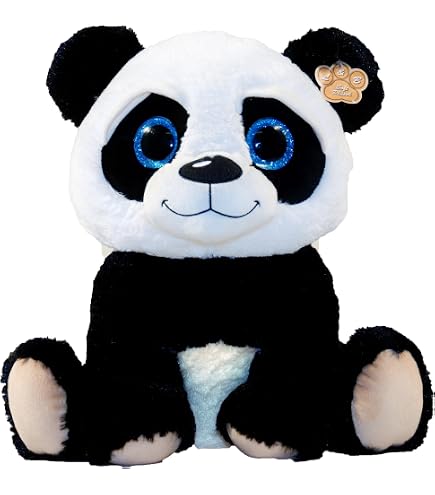 Baby Bus peluche panda rosa • Mio Peluche
