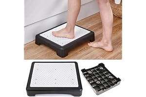 SUQ One Step Sgabello, Sgabelli Anti-Scivolo per la Mobilità, Supporta 200 kg, Passo di Mobilità per Anziani e Adulti, Ideale per Ingressi Interni ed Esterni, Patio e Bagni