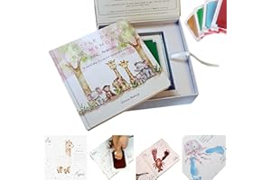 Baby Hand and Footprint Kit with Memory Book. Christening Gifts New Born Present Newborn Presents | 4 Large Inkless Pads Mess Free Child Safe | Little Paws Big Memories Starter Kit