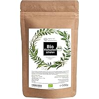 Bio Flohsamenschalen - Premium Qualität: Laborgeprüft, 99+% Reinheit, zertifiziert Bio. Vegan. Low-Carb…