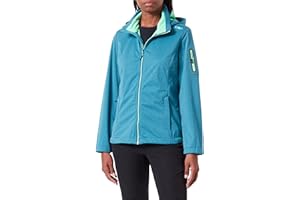CMP Giacca In Light Softshell Da Donna Con Cappuccio Removibile Softshell Jacket Donna
