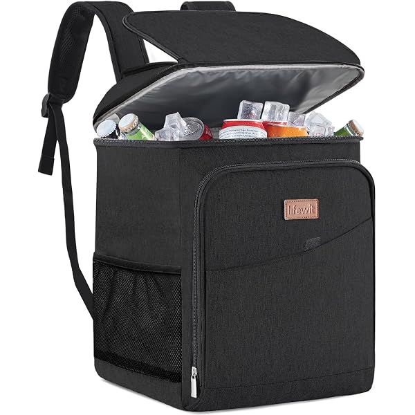 Nevera Portátil Cuadrada SAFTA - Impermeable, Para Frío Y Calor, 29x18x19 Cm, Color Negro - Ideal Para Excursiones Y Picnics