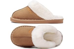 Donpapa Pantofole Donna Uomo Peluche Autunno Invernali Morbida Memoria Schiuma Interne Casa Ciabatte Fluffy Pelose Interno Esterno