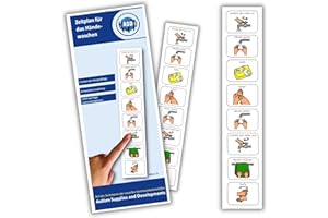 AUTISM SUPPLIES AND DEVELOPMENTS Handwasch-Visuelle Kinder Autismus/ADHS Hilfsmittel –Routinen Planer Kinder – Wasserdicht, Waschbar – Hochwertig, Langlebig – Zuhause/Kindergarten
