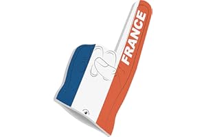 HIGH FIVE FINGERS Championnats d’Europe&Championnats du Monde, Drapeaux Olympiques | Main en Mousse pour competitions, stades événements Sportifs | Taille Unique 44x22x2,5 cm