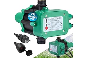 MONZANA® Pressostat pompe eau avec câble 10 bar protection fonctionnement à sec contrôleur pompe pression interrupteur de pression surpresseur