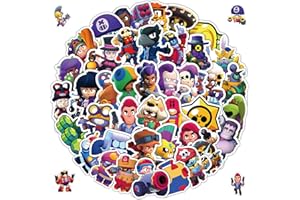 YOIMCKAY Aufkleber Kinder, 50 Stück Cartoon Aufkleber Set, Wasserfeste Stickers, Anime Sticker für Kinder, DIY Aufkleber für Skateboard, Laptop, Koffer, Helm, Motorrad, Auto, Fahrrad, Handy