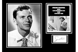 POSTER PRESENTS STUNNING QUALITY FRANK SINATRA SIGNED/AUTOGRAPHED PHOTO