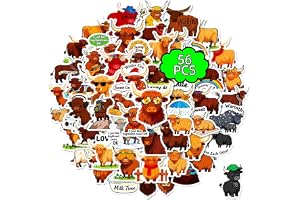 3D Stickers - Animal Sticker Pack | 4.88x4.66cm PP With Bright Fade Resistant Prints, Fun Kid Toy Stickers With Cute Designs
