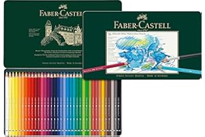 Faber-Castell 117536 Crayons Aquarellables Albrecht Dürer, Set de 36 Crayons à Mine Épaisse de 3,8 mm, Crayons Aquarelle aux Pigments Solubles qui se Transforment en quelques coups de Pinceau