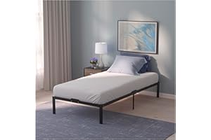 Dreamzie Struttura Letto Singolo 100x200 cm - Altezza 41 cm - Struttura Letto Ferro Robusta, Facile da Montare, Grande Capacità di Stoccaggio