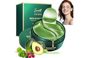 BULSUK 60PC Parches Ojos Bolsas y Ojeras, Parches Antiarrugas, Parches Ojeras y Bolsas, Collagen Eye Patch Allevia l'affaticamento Degli Occhi, Elimina Borse e Occhiaie e Schiarisce le Rughe