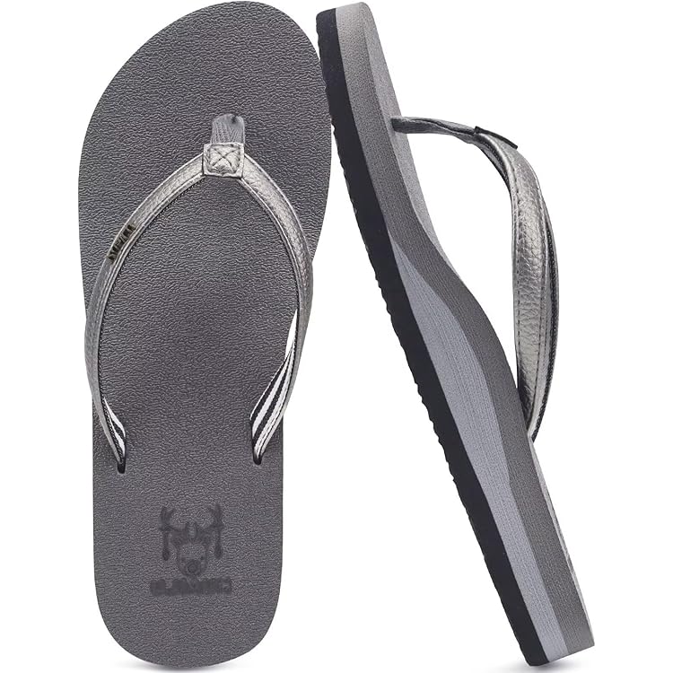 KuaiLu Damesmode orthopedische slippers dames atletische dikke kussen herstel string sandalen slip on traagschuim wandelsandalen met comfortabele plantaire fasciitis boogondersteuning, Beige, 38 EU