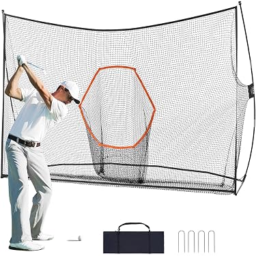 Golfübungsnetz 3x3m – Robustes Schlag- & Chipping-Netz Für Drinnen & Draußen, Vielseitig Nutzbar