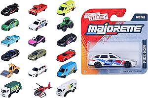 Majorette – Street Cars, Modellini Auto da Collezione in Metallo pressofuso, Scala 1:64, Assortimento 18 Veicoli, ASSEGNAZIONE CASUALE, +3 anni, 8501000000