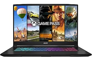 ‎MSI MSI Katana 17 Gaming-Laptop, 17,3” Full HD 144 Hz, Intel Core i7-13620H, NVIDIA GeForce RTX 4060, 16GB RAM, 1TB SSD, Windows 11 Home, inkl. 1 Monat GamePass, QWERTZ Tastatur, Schwarz, B13VFK-269