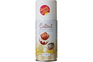 LA PATELIERE LA PATELIÈRE - Cuitout - Spray de Cuisson à l'Huile de Colza - Aide à la Pâtisserie - Pour Démouler vos Gâteaux sans Peine - Facile d'utilisation - 125ml