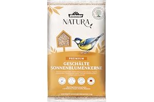 Dehner Natura Premium Nourriture pour Oiseaux Sauvages, graines de Tournesol décortiquées, en Seau, 5 kg