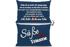 Aosumin Falls ich es Nicht oft genug sage Hier ist EIN Kissen um Dich daran zu erinnern Du bist EIN wunderbarer Mensch ich Liebe Kissenbezüge für Sohn von Mama Papa Geburtstag (Sohn)