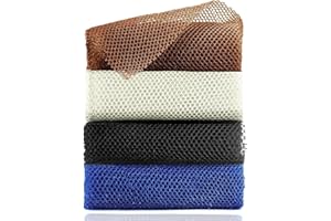 ROTOPATA Afrikanischer Peeling-Netzschwamm, 83,8 cm lang, Badeschwamm, Dusche, Körperschrubber, Netz für die Rückenhaut, glatter und täglicher Gebrauch (Schwarz/Blau/Braun/Beige)