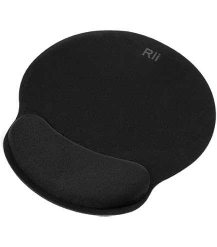 EXCO Mauspad Mit Gel Handgelenkstütze - Ergonomisch & Rutschfest Für PC & Laptop