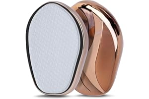 UQQU Nano Glas Fußfeile, Fußschaber zur Entfernung von Hornhaut, Pediküre Fußpuffer für glatte und gesunde Füße, Nanotechnologie für bessere Ergebnisse - Gold