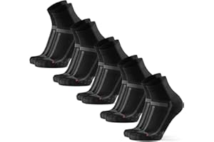 DANISH ENDURANCE Calze Running Uomo, Calzini Antiscivolo da Corsa, Anti-Vesciche, Calze per Trail Running, Trekking & Sport, Unisex, 3 o 5 Paia