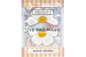 ‎YEAUTY YEAUTY Magic Monoi Eye Pad Mask – Feuchtigkeitsspendende Augenpads in Blumenform mit Hyaluronsäure & Kokos-Extrakt – Limited Edition - 1 Paar