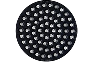 Normcore Pucksieb 51 mm, 0,8 mm dick, untere Duschwand, wiederverwendbarer Metallfilter für 51 mm Siebträgerkorb, Titan-PVD-beschichteter 316er Edelstahl