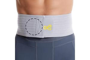 GAGAIUCO Umbilical Hernia Belt for Men and Women - Abdominal Support Binder with Compression Pad - Navel Ventral Epigastric Incisional and Belly Button Hernias Surgery Prevention Aid