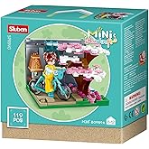 Sluban Mini Handcraft Adventure Bike Building Set, 119 Pieces