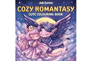 Cozy Romantasy: Cute Colouring Book for Adults and Teens Filled With Fantasy Romance Scenes for Mindfulness. Now With New Pap