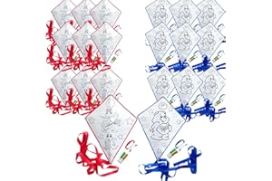 Bea's Party Set de 20 ó 10 Cometas para Pintar Cometas para niños Regalos para Colorear Detalles cumpleaños niños Invitados Boda Detalles comunion para Invitados Bautizo