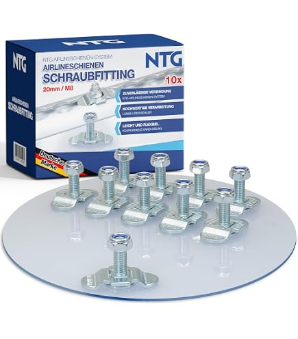 NTG Guide Airline In Alluminio, Forma Quadrata, 1-20 Metri, Guida