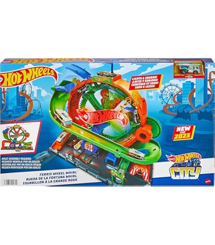 HOTWHEELS Hot Wheels Action Wervelende Looping - Racebaanset - H-BLOK & TOYS